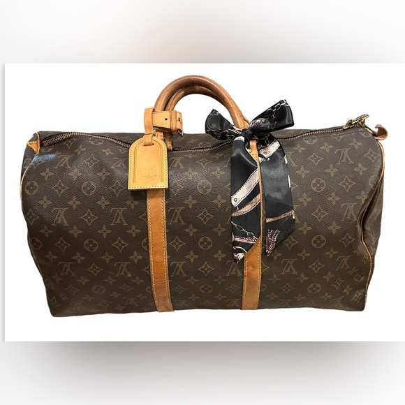 Louis Vuitton Keepall 50 Authentic Monogram Travel Boston Bag in Good Condition - Picture 14 of 16